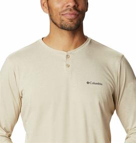 img 1 attached to 👕 Columbia Thistletown Henley Jasper Heather Men's Shirt: Top-Quality Clothing for Style and Comfort