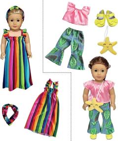 img 2 attached to 👗 WYHTOYS Inch Clothes American Accessories: Amp Up Your Doll's Wardrobe!