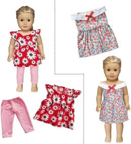 img 1 attached to 👗 WYHTOYS Inch Clothes American Accessories: Amp Up Your Doll's Wardrobe!