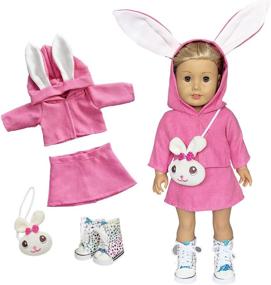 img 3 attached to 👗 WYHTOYS Inch Clothes American Accessories: Amp Up Your Doll's Wardrobe!