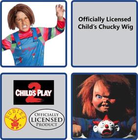 img 2 attached to 👻 Authentic Rubies Boys Childs Chucky Costume: Perfect for Halloween and Cosplay!