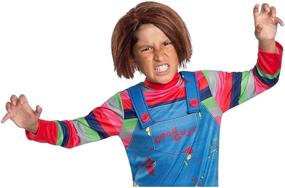 img 1 attached to 👻 Authentic Rubies Boys Childs Chucky Costume: Perfect for Halloween and Cosplay!