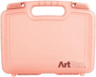 🎨 artbin 12 inch quick view carrying case-deep base - coral plastic art/craft storage, 6977ag: convenient and stylish solution for organizing art supplies logo