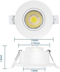 img 2 attached to 🔦 Approved Adjustable Downlight: Enhancing Spaces with Recessed Lighting