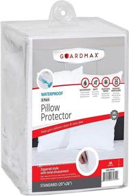 img 3 attached to Guardmax Waterproof Bed Bug Proof Pillow Protectors - Noiseless Zippered Queen Pillow Cases (6 Pack, 20x30)