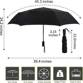 img 3 attached to Kobold Windproof Compact Umbrella Automatic