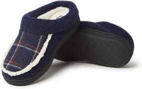 img 3 attached to 👞 SEO Friendly: Dearfoams Unisex Felt Slipper Toddler Boys' Shoe