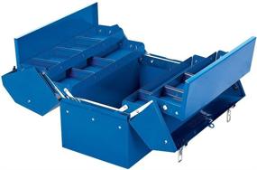 img 1 attached to Draper 48566: Efficient 460mm Barn Tool Box with 4 Cantilever Trays