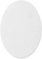 🎨 premium acid-free stretched canvas boards for acrylic and oil painting | professional artist canvas panels | oval shape | size: 30x40cm logo