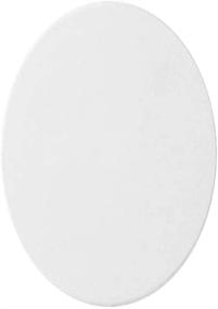 img 4 attached to 🎨 Premium Acid-Free Stretched Canvas Boards for Acrylic and Oil Painting | Professional Artist Canvas Panels | Oval Shape | Size: 30x40cm