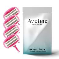 aveline smooth razor blade refill: 6-blade cartridges (4 refills) - achieve ultra-smooth shaves! logo