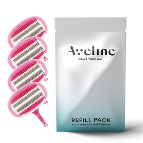 img 4 attached to Aveline Smooth Razor Blade Refill: 6-Blade Cartridges (4 Refills) - Achieve Ultra-Smooth Shaves!