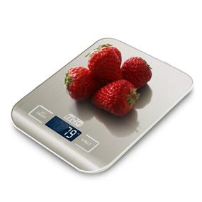 img 4 attached to 🍽️ Small TNO Stainless Steel Digital Kitchen Food Scale, 11 lbs/5kg: Accurate Weight Measurement in Grams and oz for Cooking and Baking