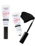 💧 noon’s up eyelash glue black 0.14 fl oz 4ml - waterproof & water resistant eyelash adhesive for strip lashes logo