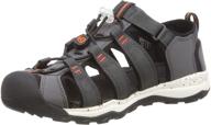 👟 stylish and durable: keen youth newport nights brilliant boys' sandals - ideal for active kids logo