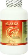 ncb alaska deep sea fish oil: omega 3, 1000mg 300 softgels - unlocking the power of marine nutrition logo