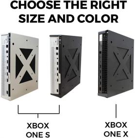 img 3 attached to 🎮 Convenient Wall Mount for Xbox One X: Ideal for Wall or TV Back Placement