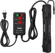 100w/300w/500w/800w submersible aquarium heater with intelligent temperature probe and led display external temperature controller for fish tank 5-158 gallons логотип
