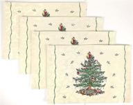 spode christmas tree table linen placemats логотип