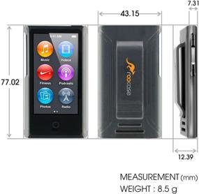 img 2 attached to Прозрачный чехол премиум-класса для iPod Nano 7 - ультратонкий чехол roocase