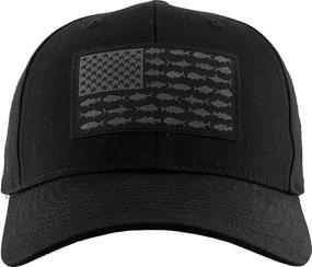 img 2 attached to KBETHOS USA Fishing Mesh Ballcap with Flag Patch - Tactical Operator Collection for Trucker Baseball Cap-America Outdoors