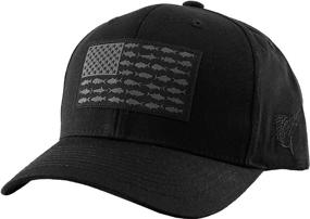 img 3 attached to KBETHOS USA Fishing Mesh Ballcap with Flag Patch - Tactical Operator Collection for Trucker Baseball Cap-America Outdoors
