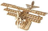 ✈️ optimized wooden assembly puzzle bi plane by rolife logo