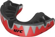 high-performance opro platinum elite sports mouthguard - ideal for football, boxing, mma, basketball, hockey, and contact sports - dentist designed mouthpiece with protective case logo