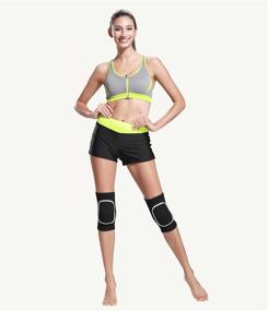 img 1 attached to 🏐 YICYC Volleyball Knee Pads: Soft & Breathable Knee Protection for Dancers, Men, Women, and Kids - Ideal for Volleyball, Football, Dance, Yoga, Tennis, Running, Cycling, Workout, and Climbing