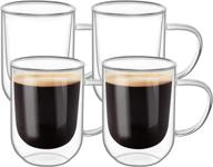 ☕ comsaf insulated borosilicate cappuccino beverages - perfectly temperatures your coffee for longer enjoyment logo