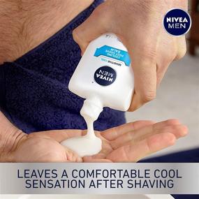img 3 attached to 💆 NIVEA MEN Sensitive Cooling Post Shave Balm - Vitamin E, Chamomile & Seaweed Extracts, 3 Pack (3.3 Fl Oz Bottles)