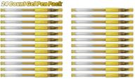 ✒️ sargent art sparkling yellow gel pens, 24-pack logo