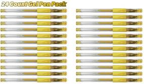 img 3 attached to ✒️ Sargent Art Sparkling Yellow Gel Pens, 24-Pack