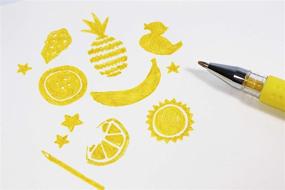 img 1 attached to ✒️ Sargent Art Sparkling Yellow Gel Pens, 24-Pack