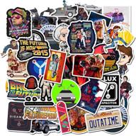 🎥 back to the future sticker pack - 50 film stickers for laptop, funny stickers for computers, hydro flasks, water bottles logo