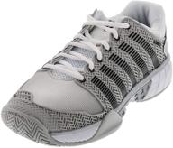 👟 k-swiss hypercourt express tennis men's shoes and athletic, silver color логотип