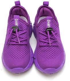 img 1 attached to 👟 Ultimate Comfort and Breathability: Damyuan Sneakers for Girls"