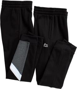 img 2 attached to 🏃 Boys' RBX Active Warm Up Heather Sweatpants: Optimized for Performance