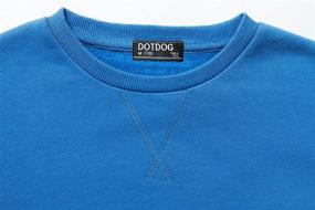 img 2 attached to 👕 DOTDOG Brushed Crewneck Pullover: Trendsetting Boys' Fashion Hoodies & Sweatshirts