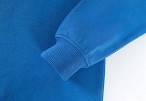img 1 attached to 👕 DOTDOG Brushed Crewneck Pullover: Trendsetting Boys' Fashion Hoodies & Sweatshirts