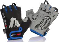 🚴 rocride gel padded cycling gloves: enhanced protection for road and mountain biking logo