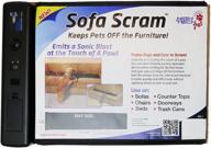 🛋️ sofa scram dog and cat repellent pad: 1 pack, 2.3" h x 56" l x 11.5" w - keep pets off furniture effortlessly! logo