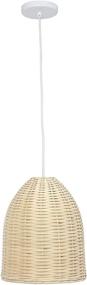 img 3 attached to 🌿 Elegant Designs PT1007-NAT Rattan Ceiling Light Pendant: Enhance Your Space with Natural Sophistication