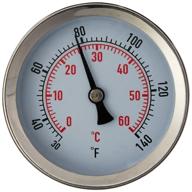 🌡 stainless steel fast ferment thermometer for 3 gallon, 7.9 gallon, and 14 gallon conical fermenters - ideal fasterferment accessory logo