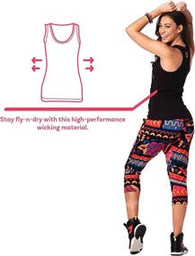 img 1 attached to Zumba Graphic Fitness Workout Racerback