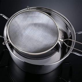 img 3 attached to Strainers Double Ear Stainless Strainer Vegetables