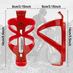 img 1 attached to 🚲 2 Pack HASAGEI Bike Water Bottle Holder Bike Cup Holder Bottle Cage Drink Holder for MTB Bike