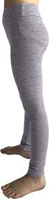 img 1 attached to 🩲 Stylish Heather Workout Leggings for Girls by POPINJAY - Girls' Clothing