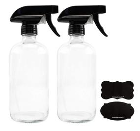 img 4 attached to 🚰 Versatile Bottles Labels: 3 Setting Adjustable Sprayers for Easy Dispensing