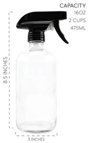 img 2 attached to 🚰 Versatile Bottles Labels: 3 Setting Adjustable Sprayers for Easy Dispensing